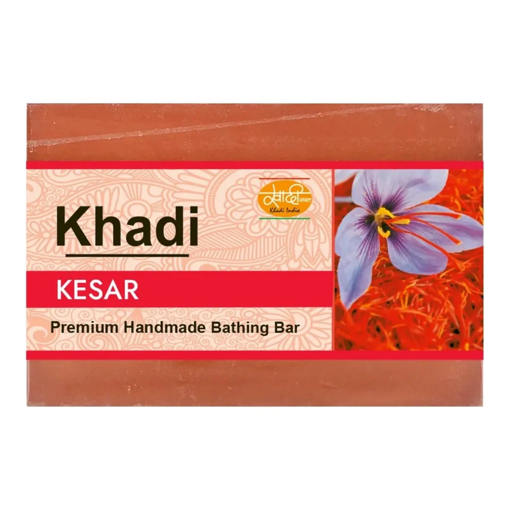 Khadi Premium Soap Kesar